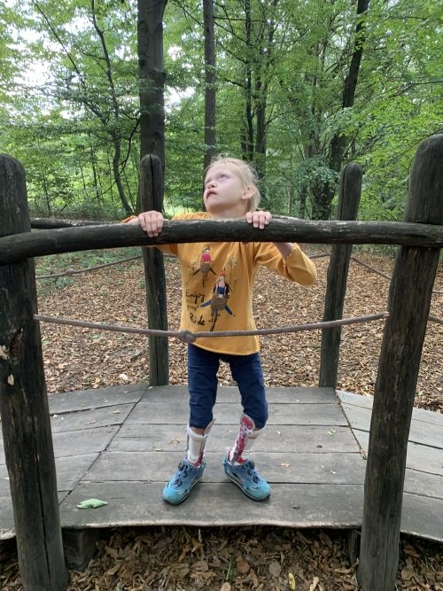 Na procházce v lesoparku Sanatorií Klimkovice